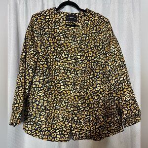Who What Wear animal print blazer